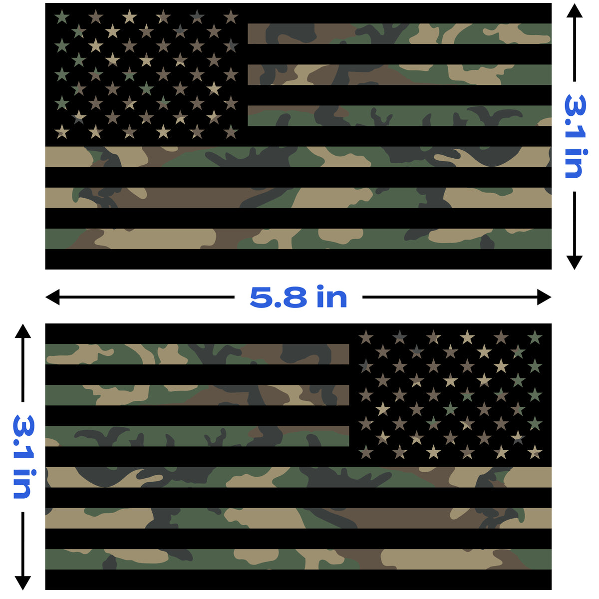 Camouflage Green Classic Pair