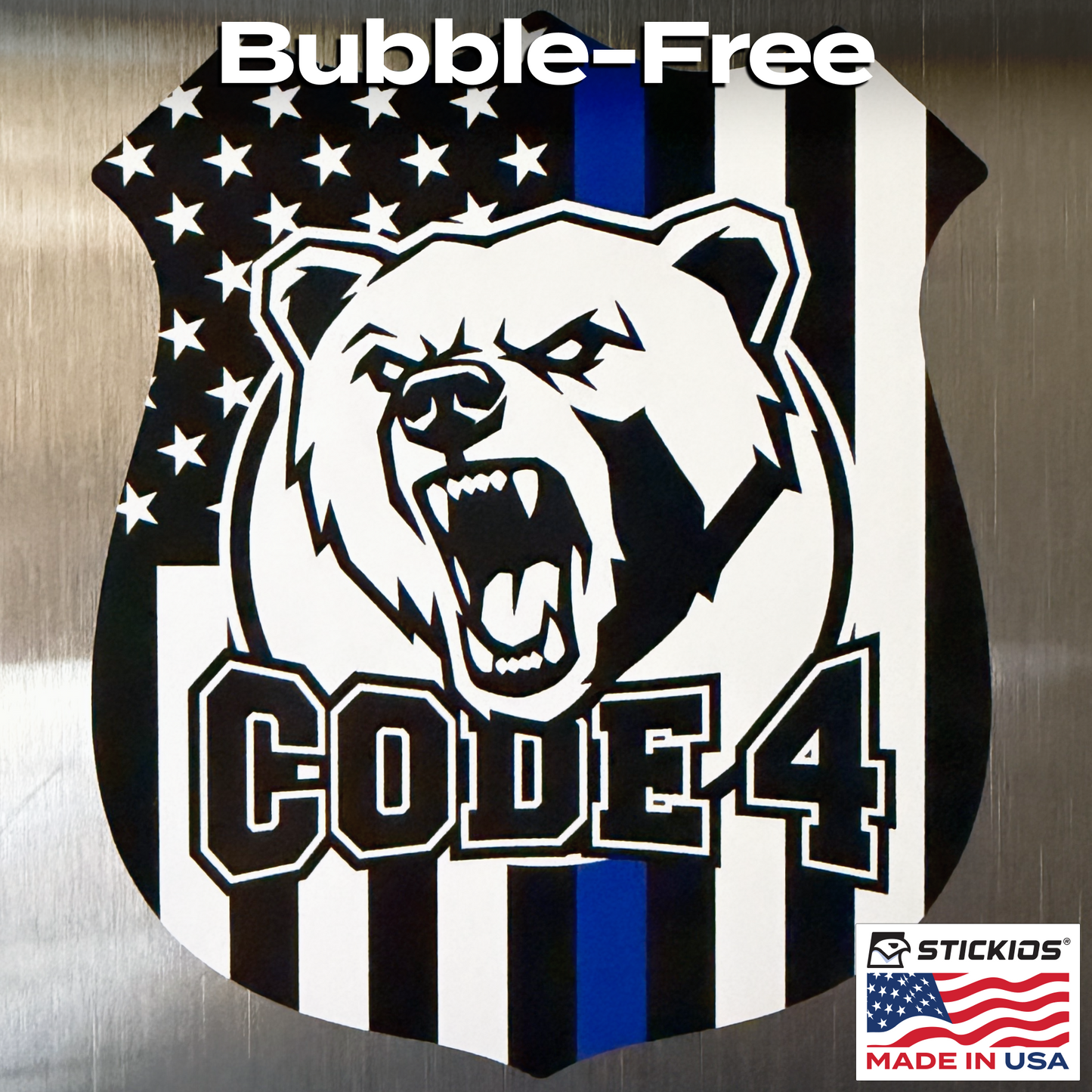 Code 4 Badge Classic