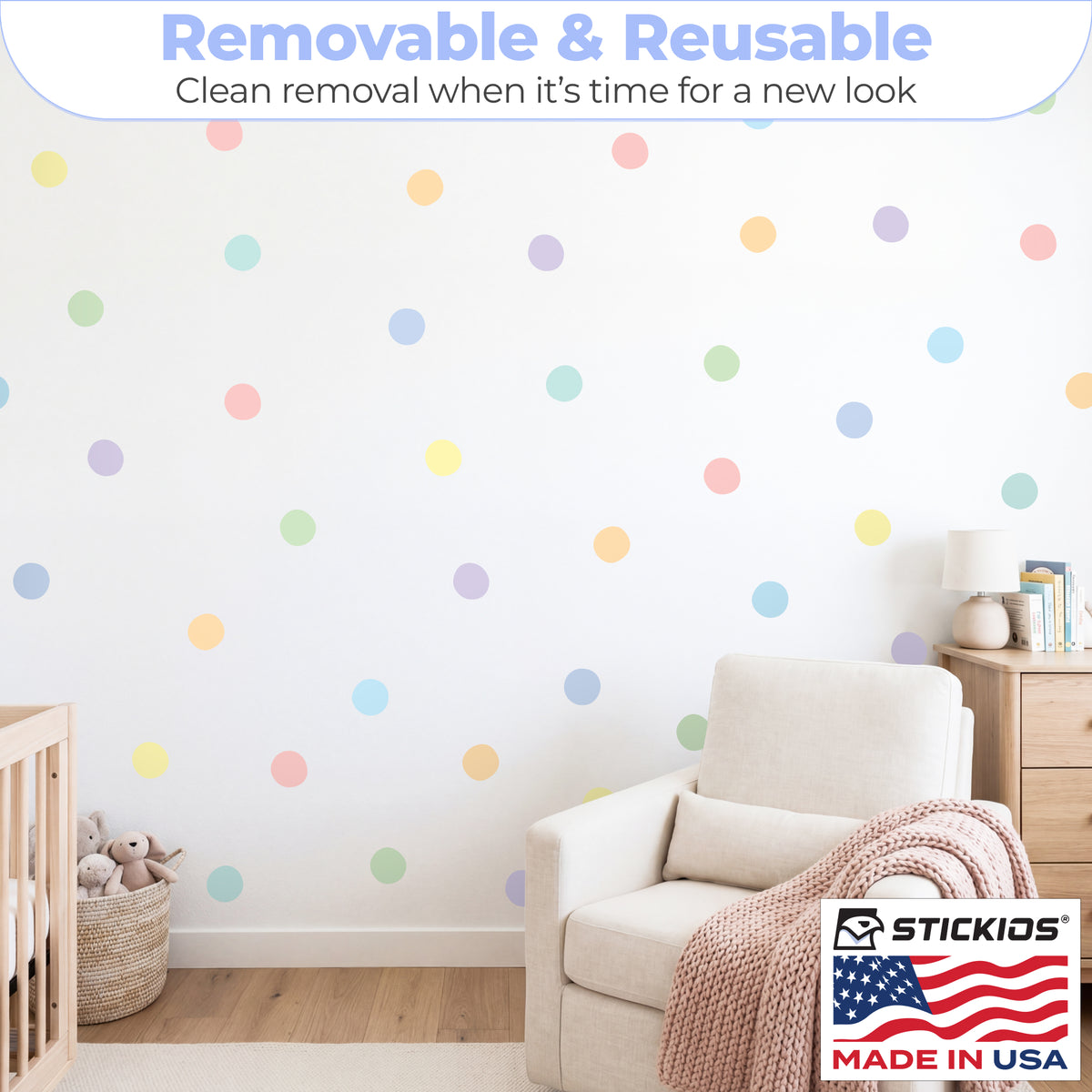 Polka Dots Pastel (72 Decals)
