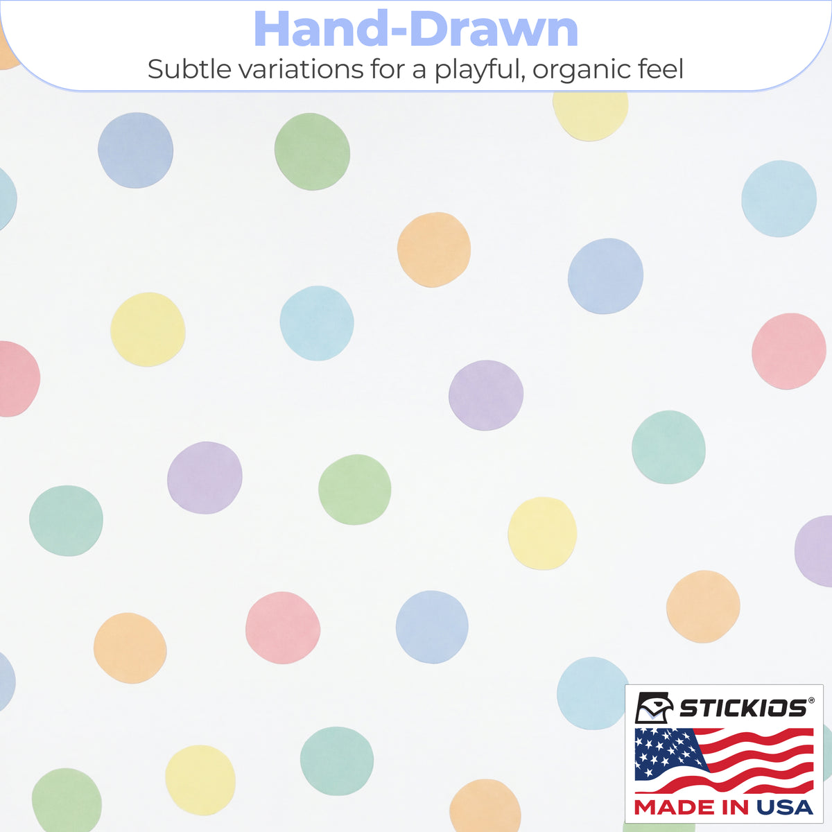 Polka Dots Pastel (72 Decals)