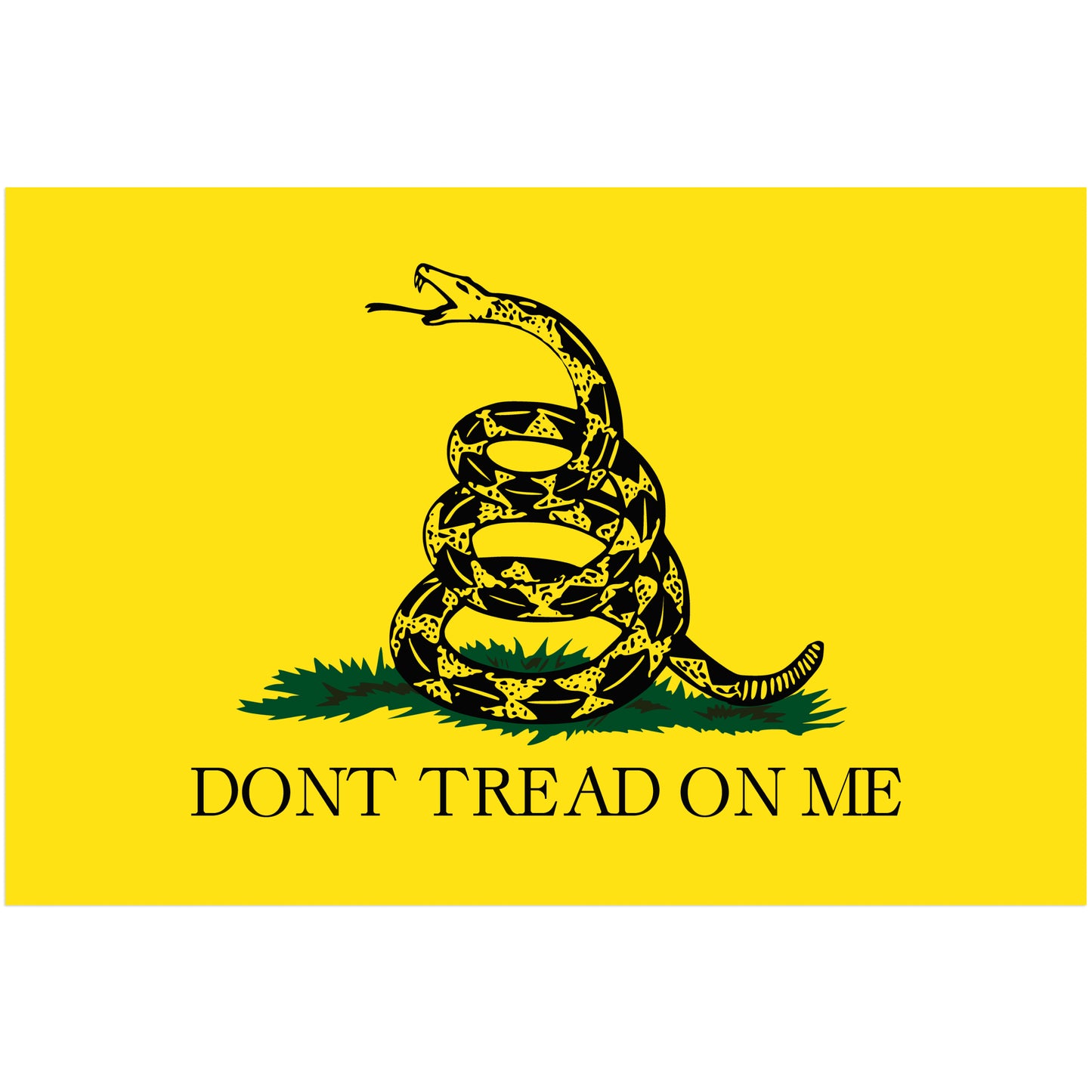 Dont Tread On Me - American Flag Decal - Gadsden Flag (Classic)