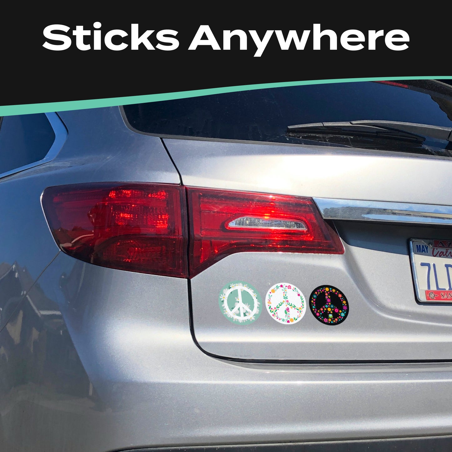 Peace Bumper Stickers 3 Pack 2