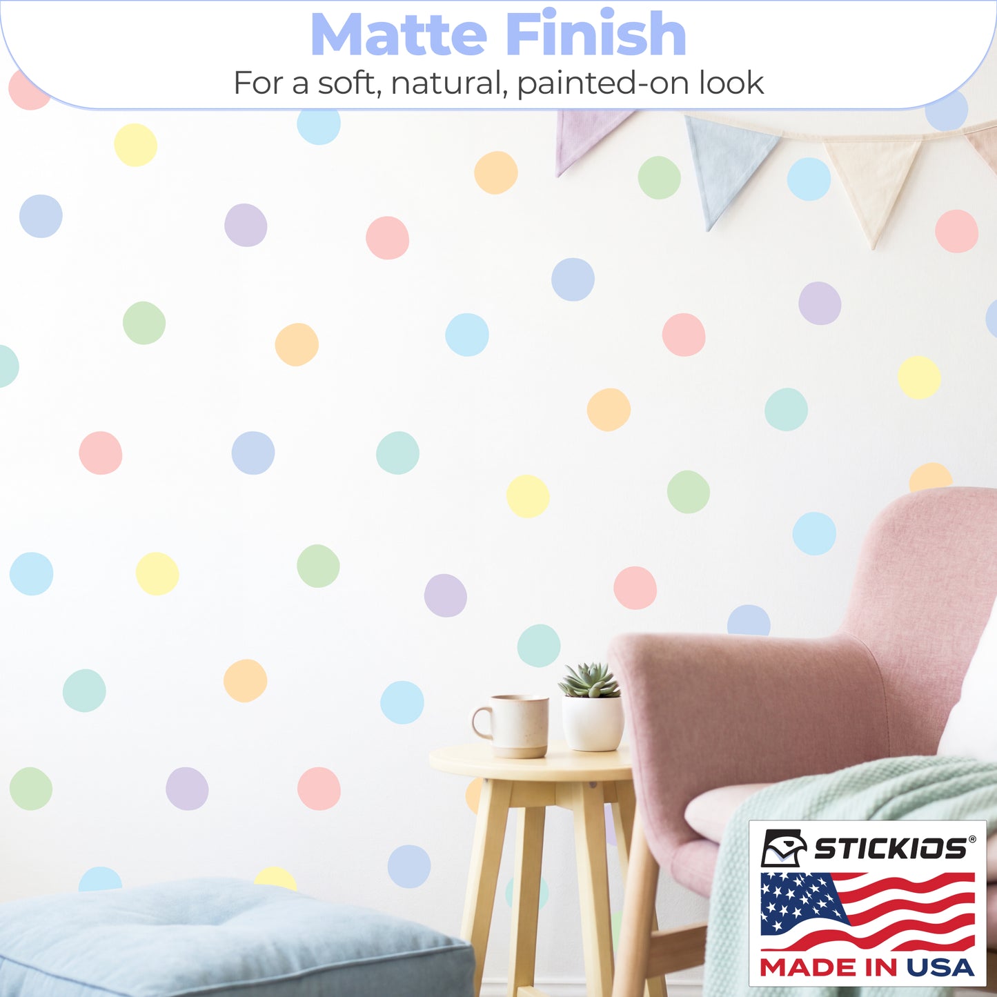 Polka Dots Pastel (72 Decals)