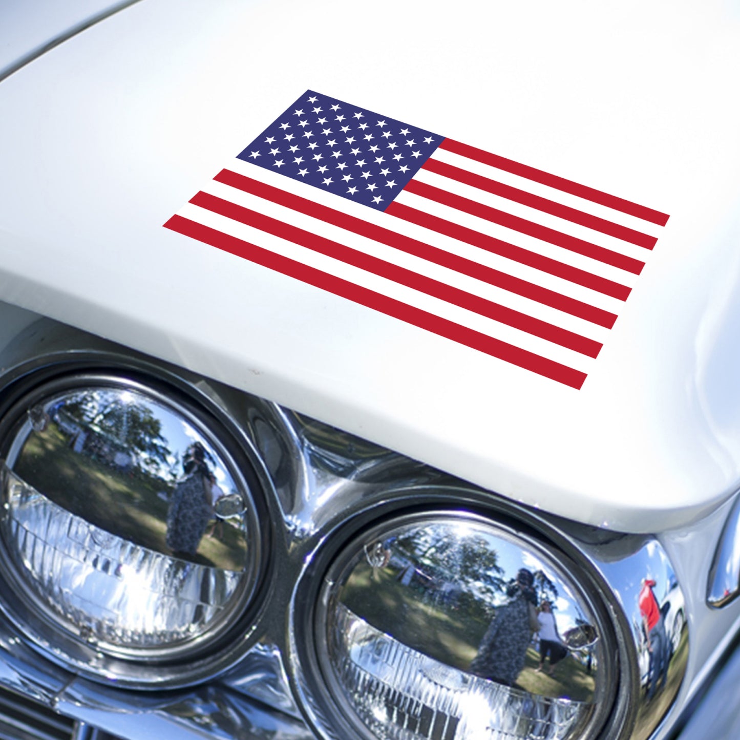 American Flag Decal - Classic (5.8 x 3.1 in)