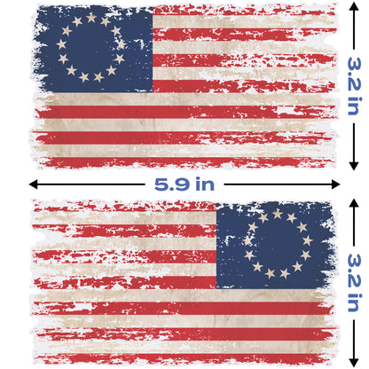 Betsy Ross Tattered Pair