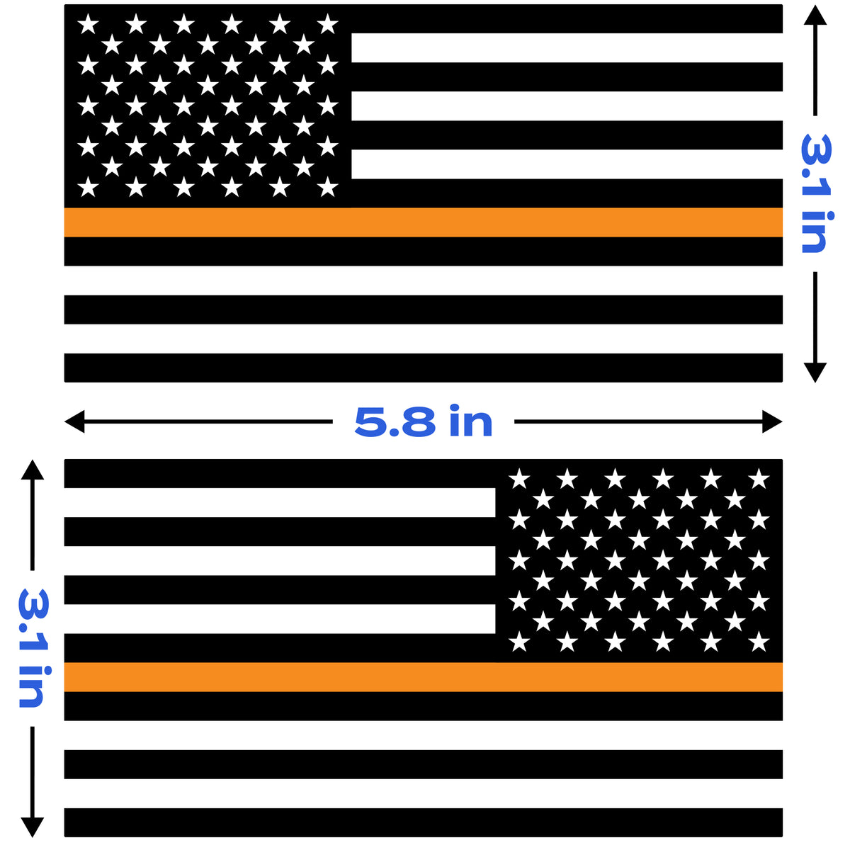 Orange Line Classic Pair