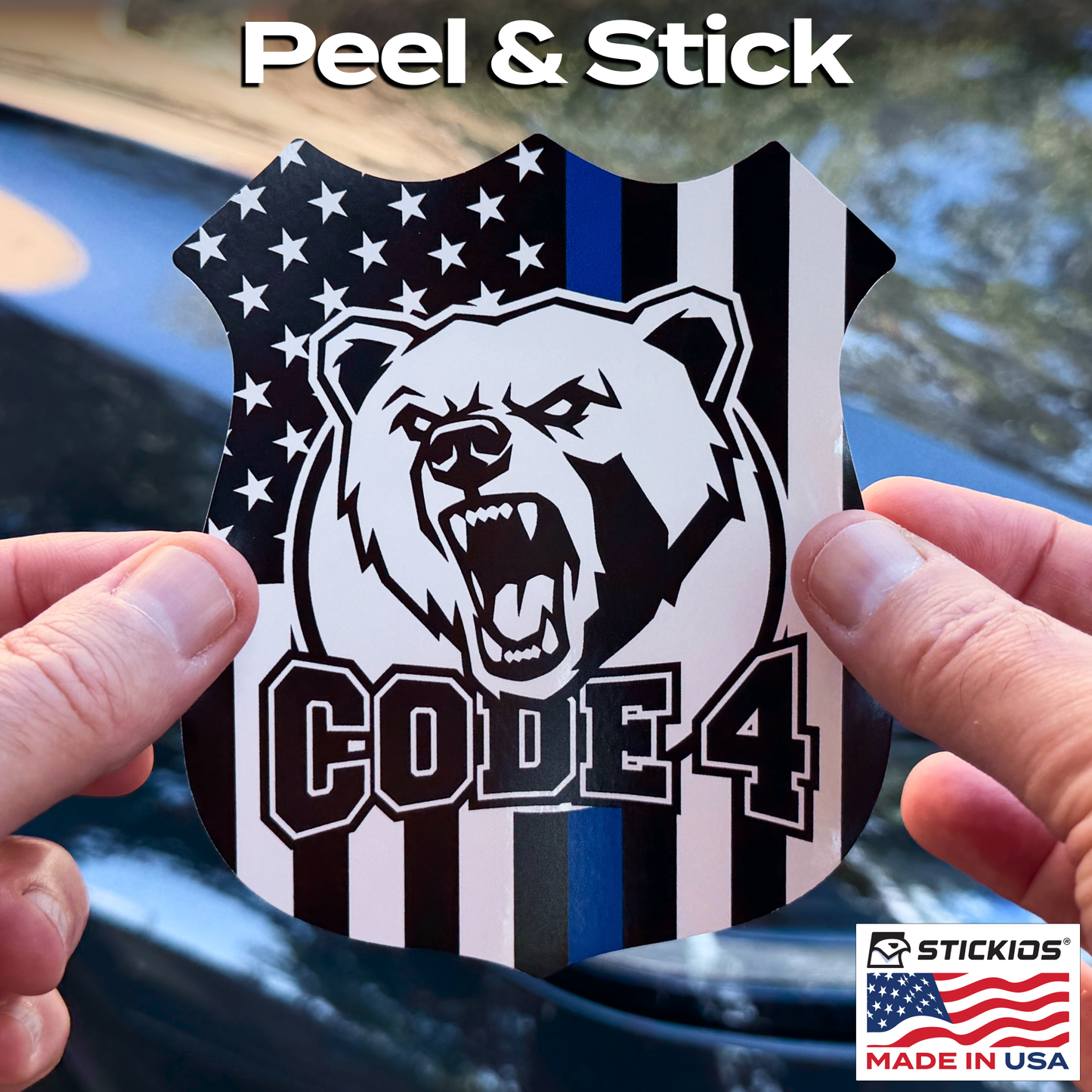 Code 4 Badge Classic