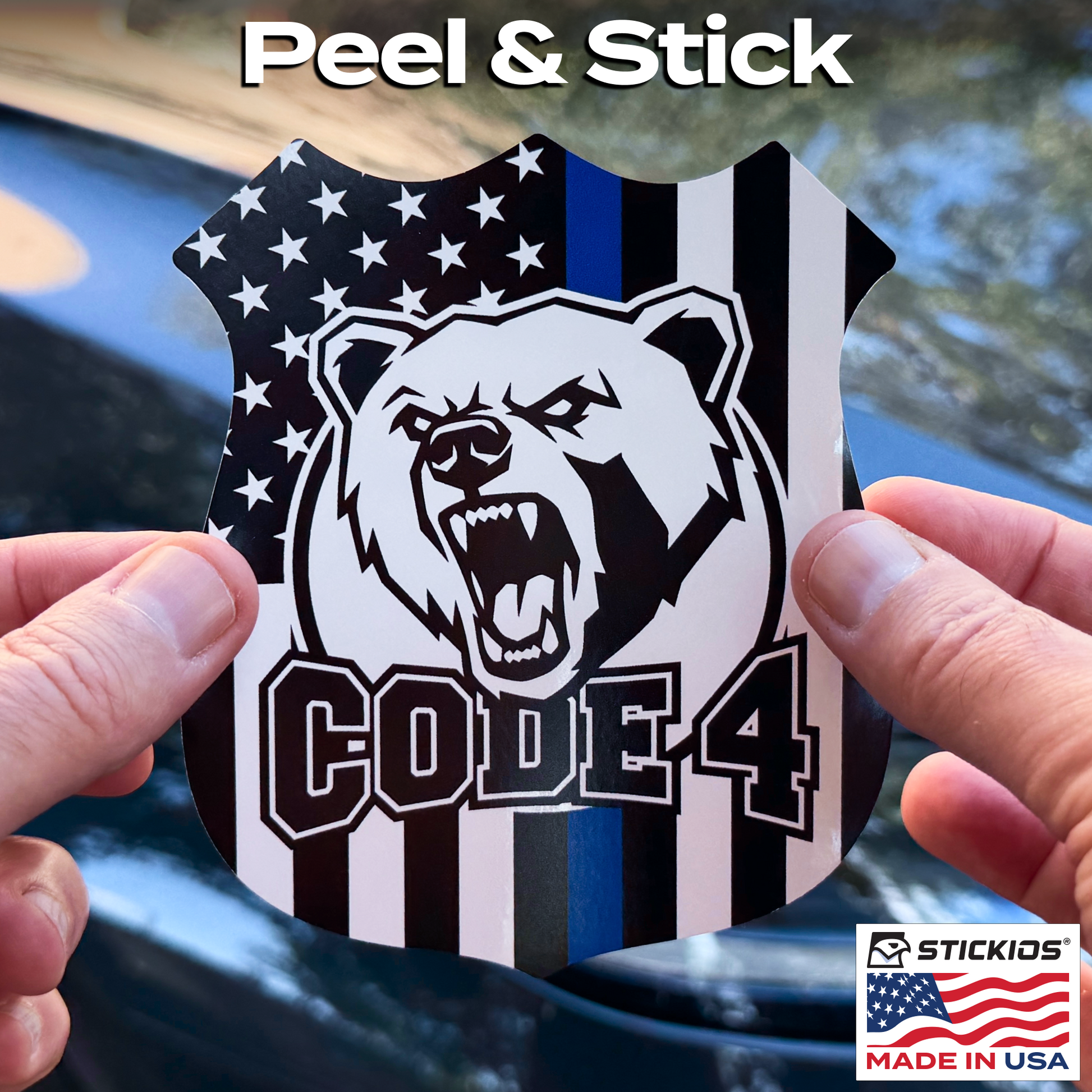 Code 4 Badge Classic