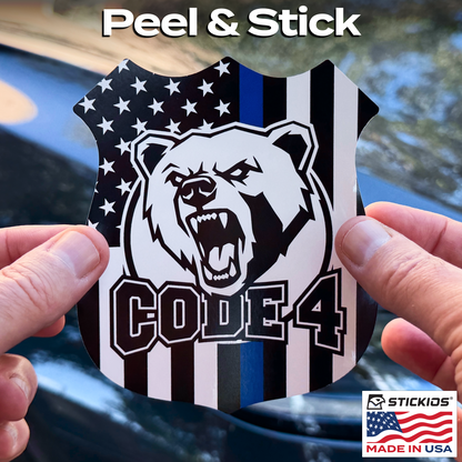 Code 4 Badge Classic