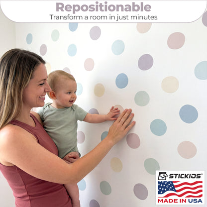 Polka Dots Earth Tone (72 Decals)