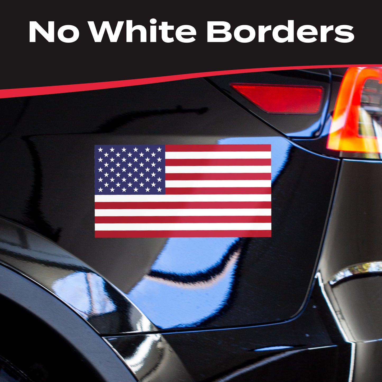 American Flag Decal - Classic (5.8 x 3.1 in)