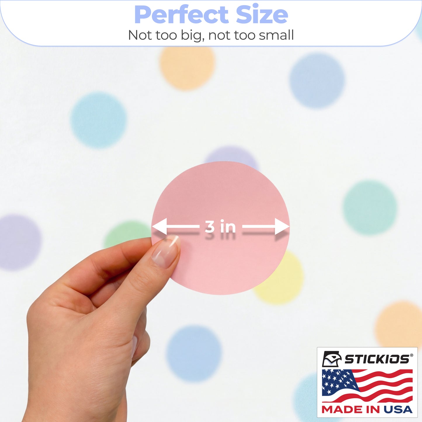 Polka Dots Pastel (72 Decals)