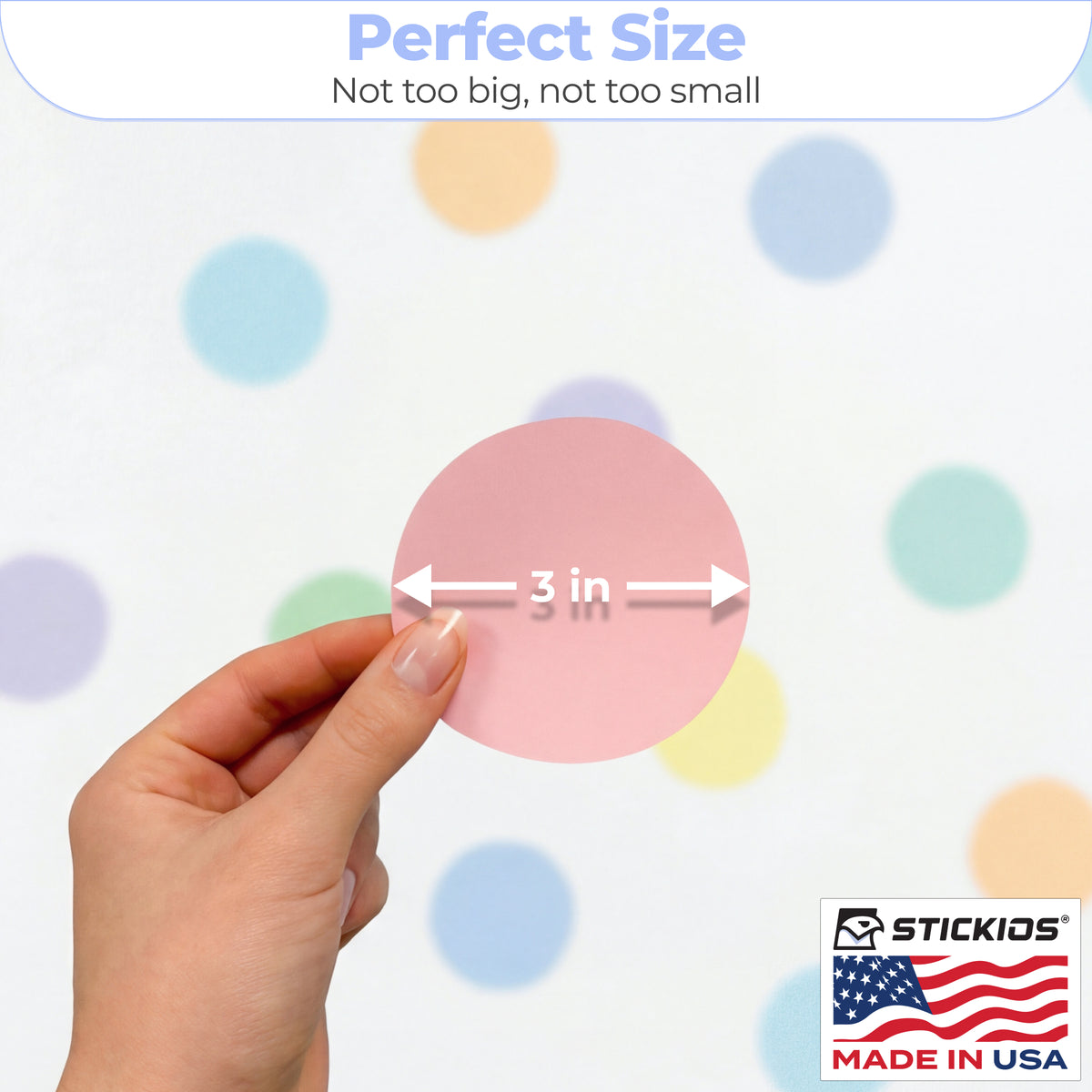 Polka Dots Pastel (72 Decals)
