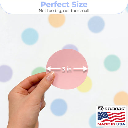 Polka Dots Pastel (72 Decals)