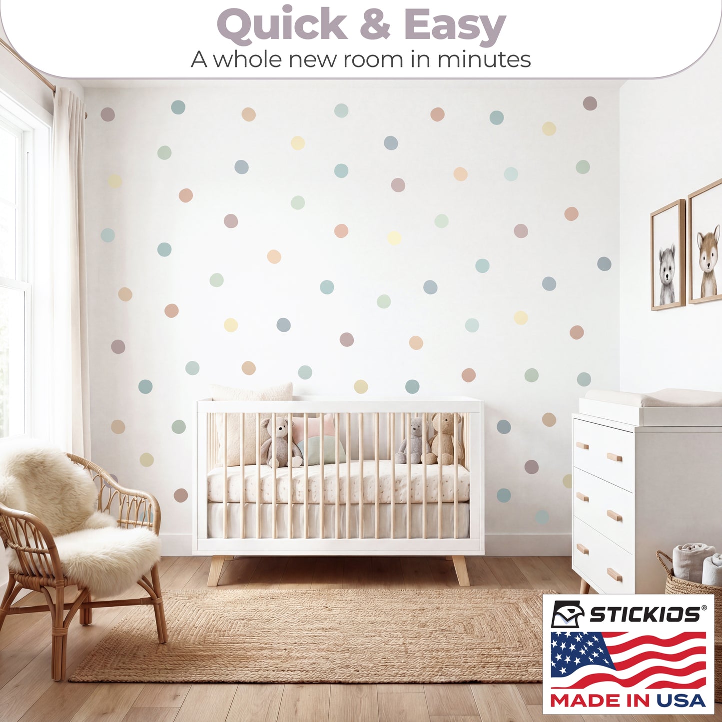 Polka Dots Earth Tone - Wall Decals
