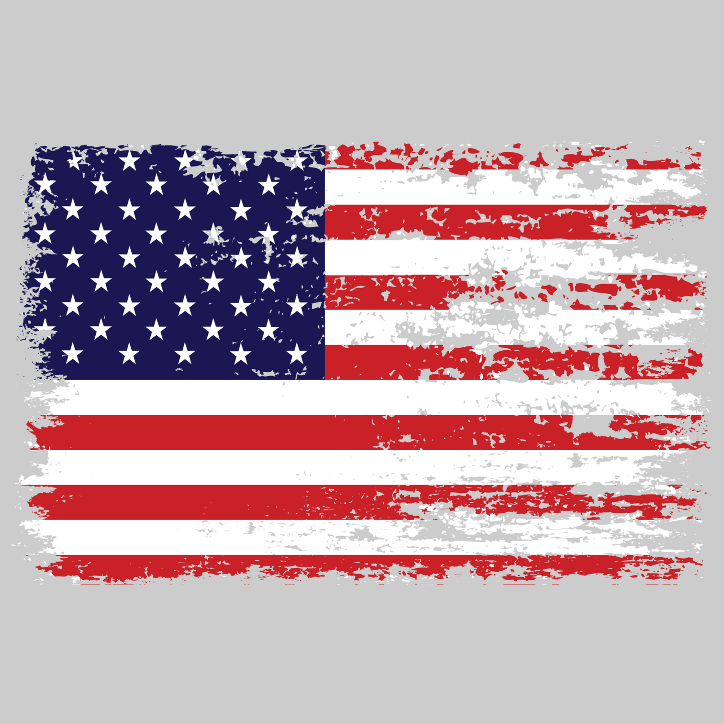 Distressed American Flag Decals - Variety Pack (10-Pack, 11 x 4.2 in)