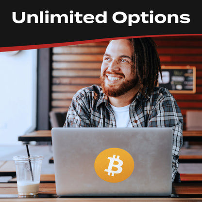 Bitcoin Sticker - BTC Crypto Logo