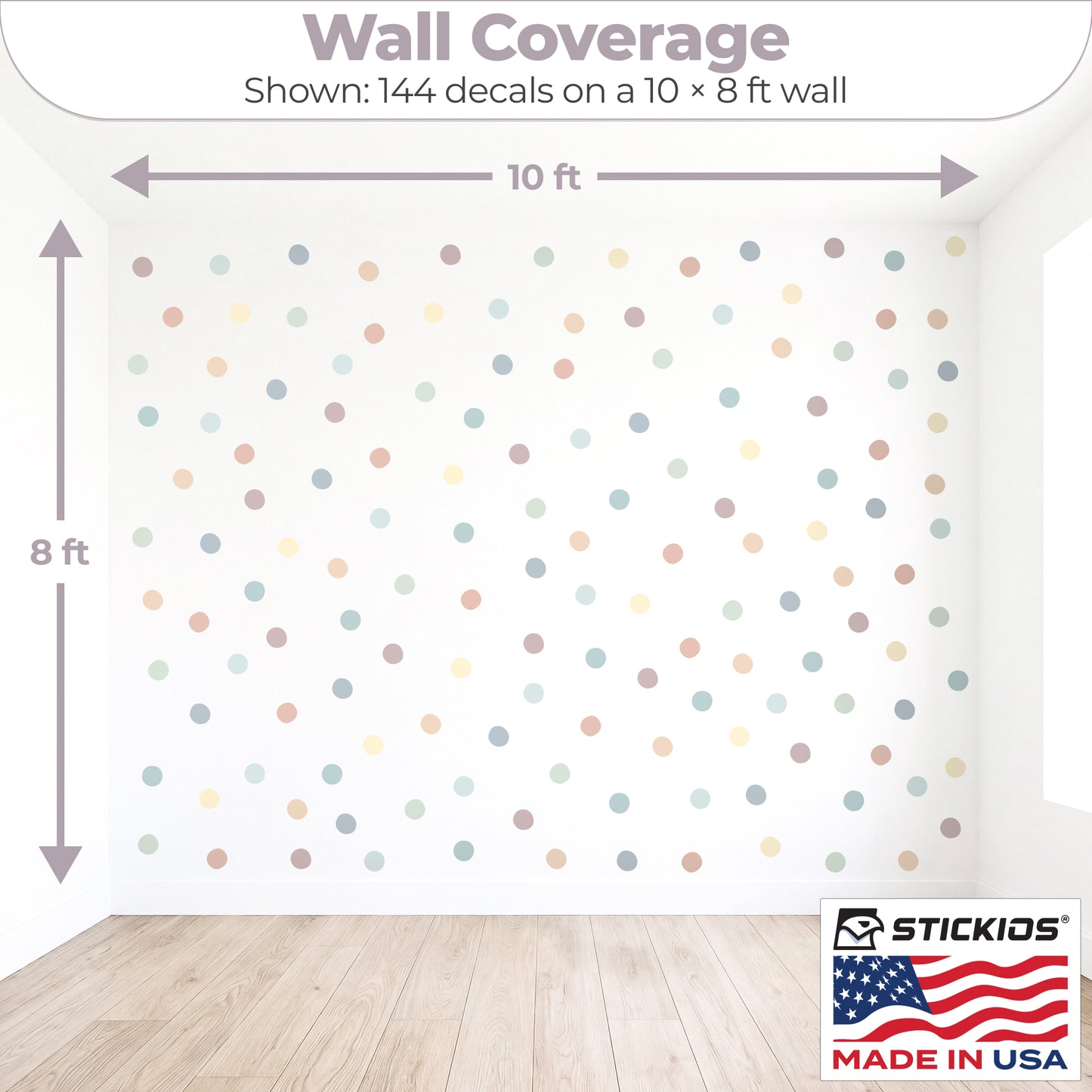 Polka Dots Earth Tone - Wall Decals