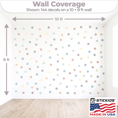 Polka Dots Earth Tone - Wall Decals