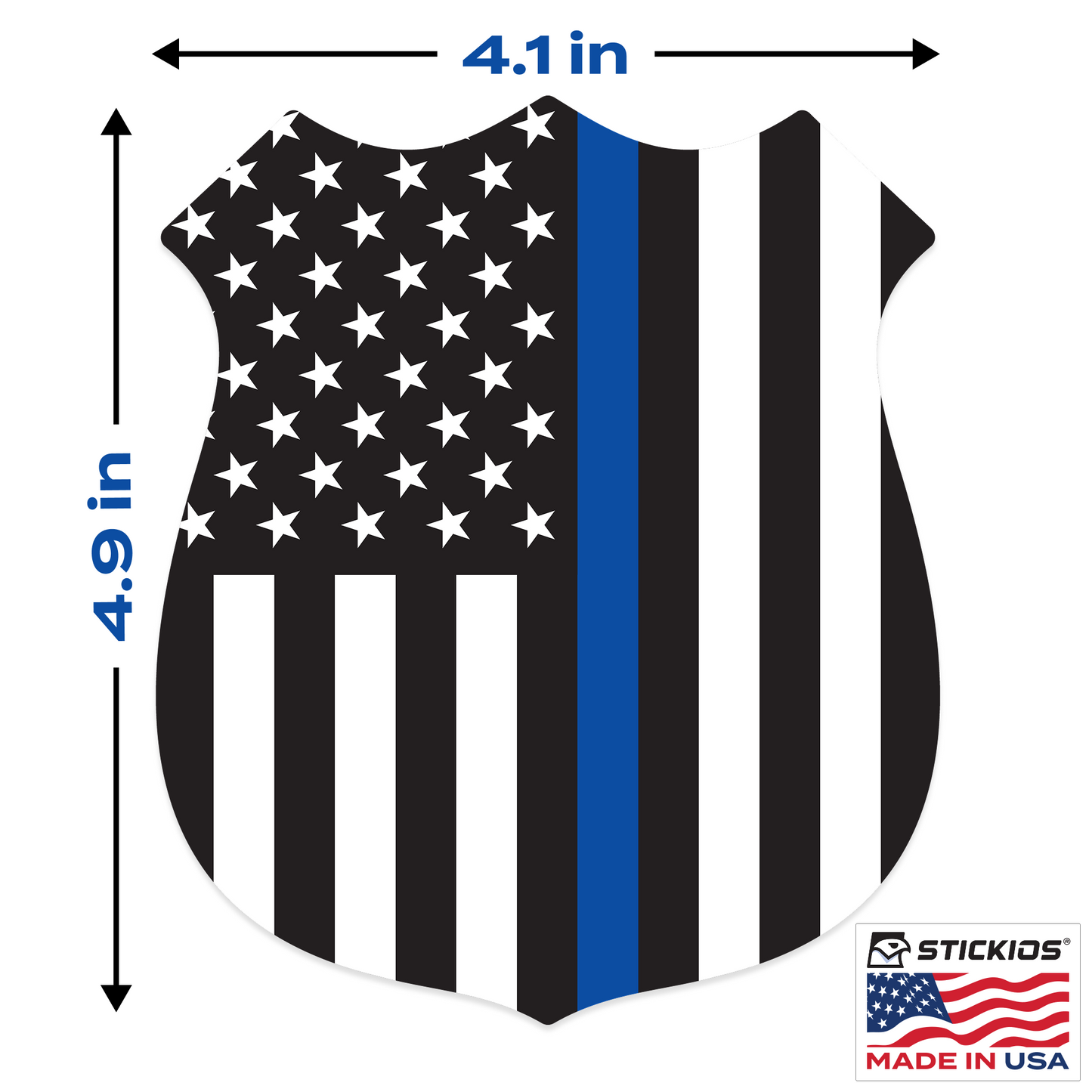 Blue Line Badge Classic
