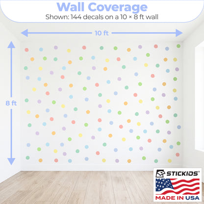 Polka Dots Pastel - Wall Decals