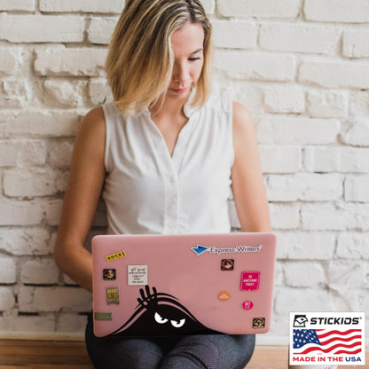 Funny Peeking Monster Car Decal - Covers Dents & Scratches - Peekaboo