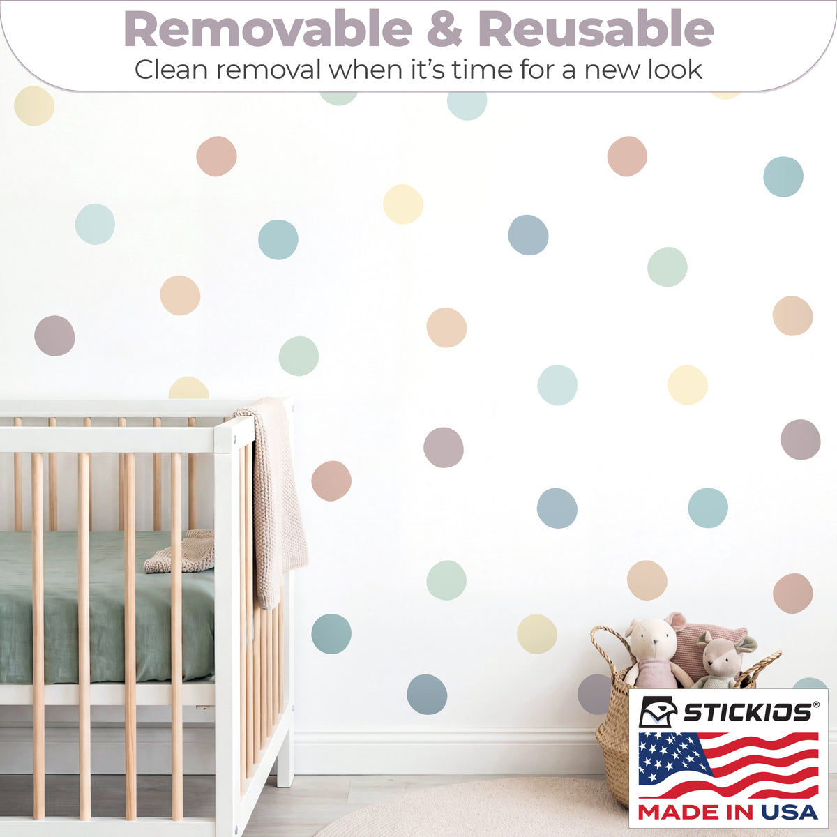 Polka Dots Earth Tone (72 Decals)