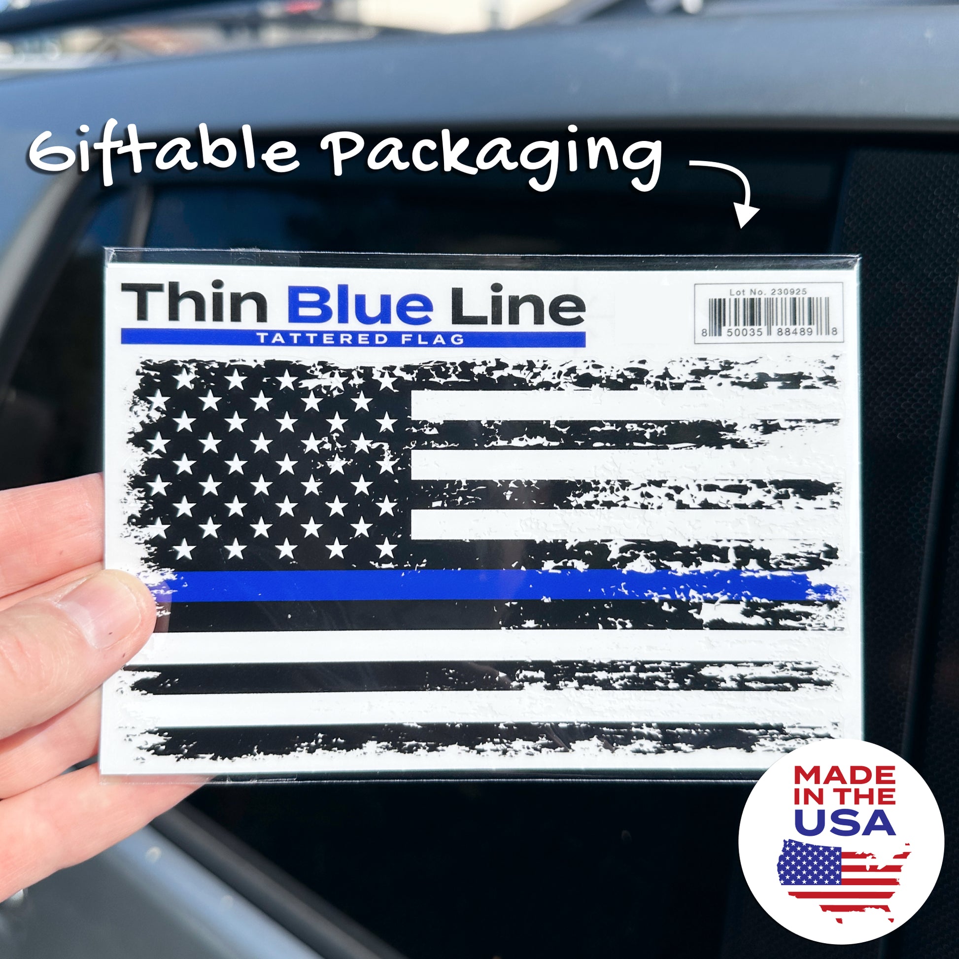Blue Line Tattered