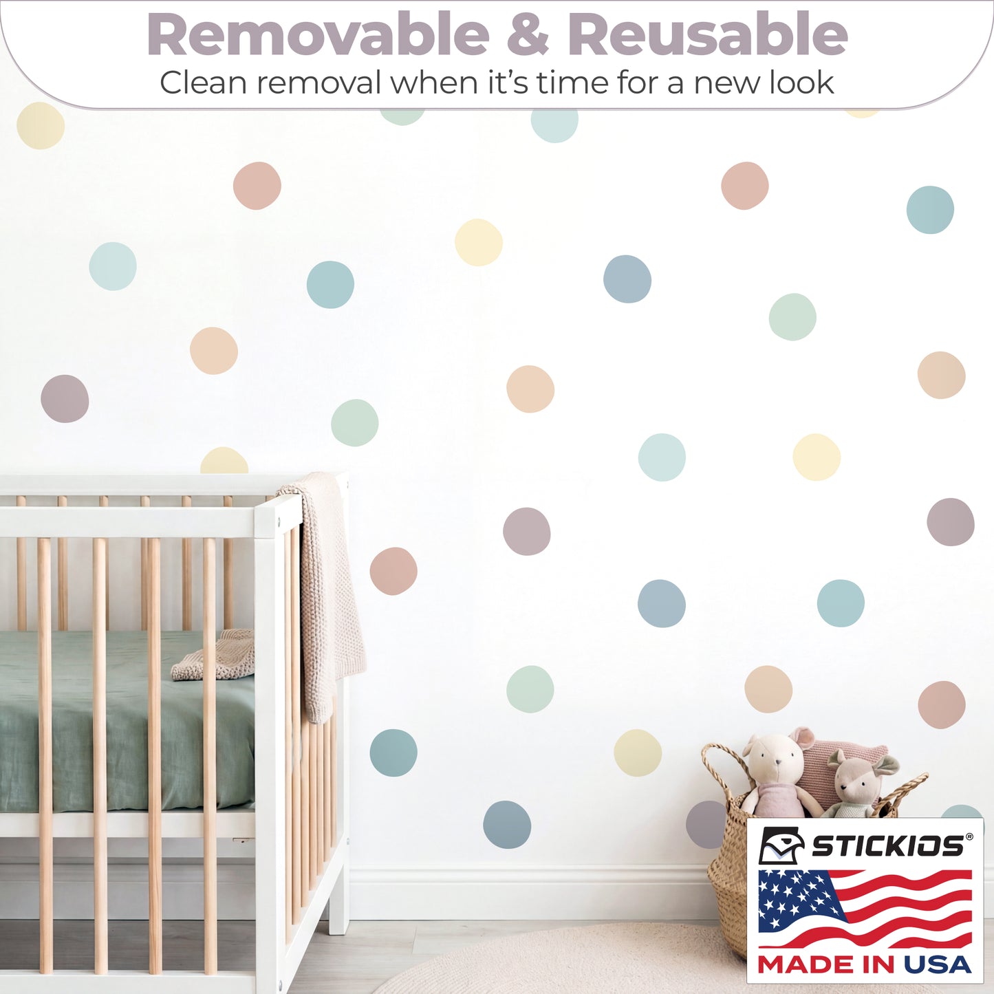 Polka Dots Earth Tone - Wall Decals