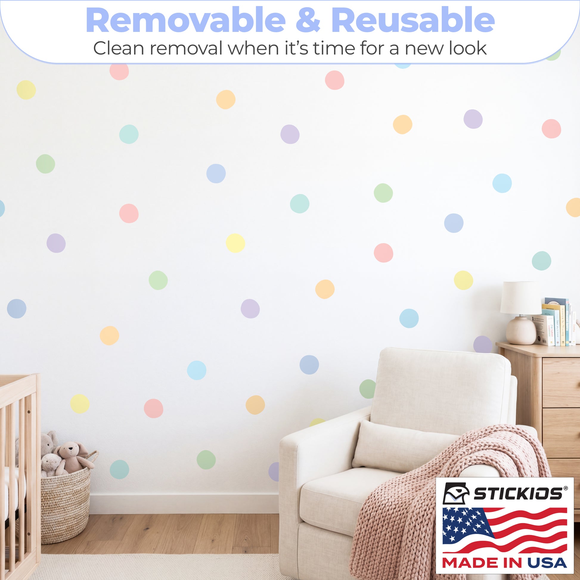 Polka Dots Pastel (72 Decals)