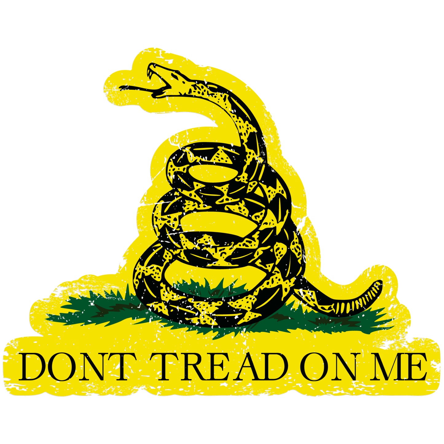 Dont Tread On Me - American Flag Decal - Gadsden Rattlers (2-Pack)