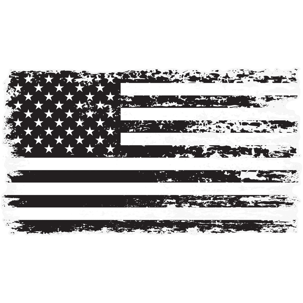 White Line Tattered
