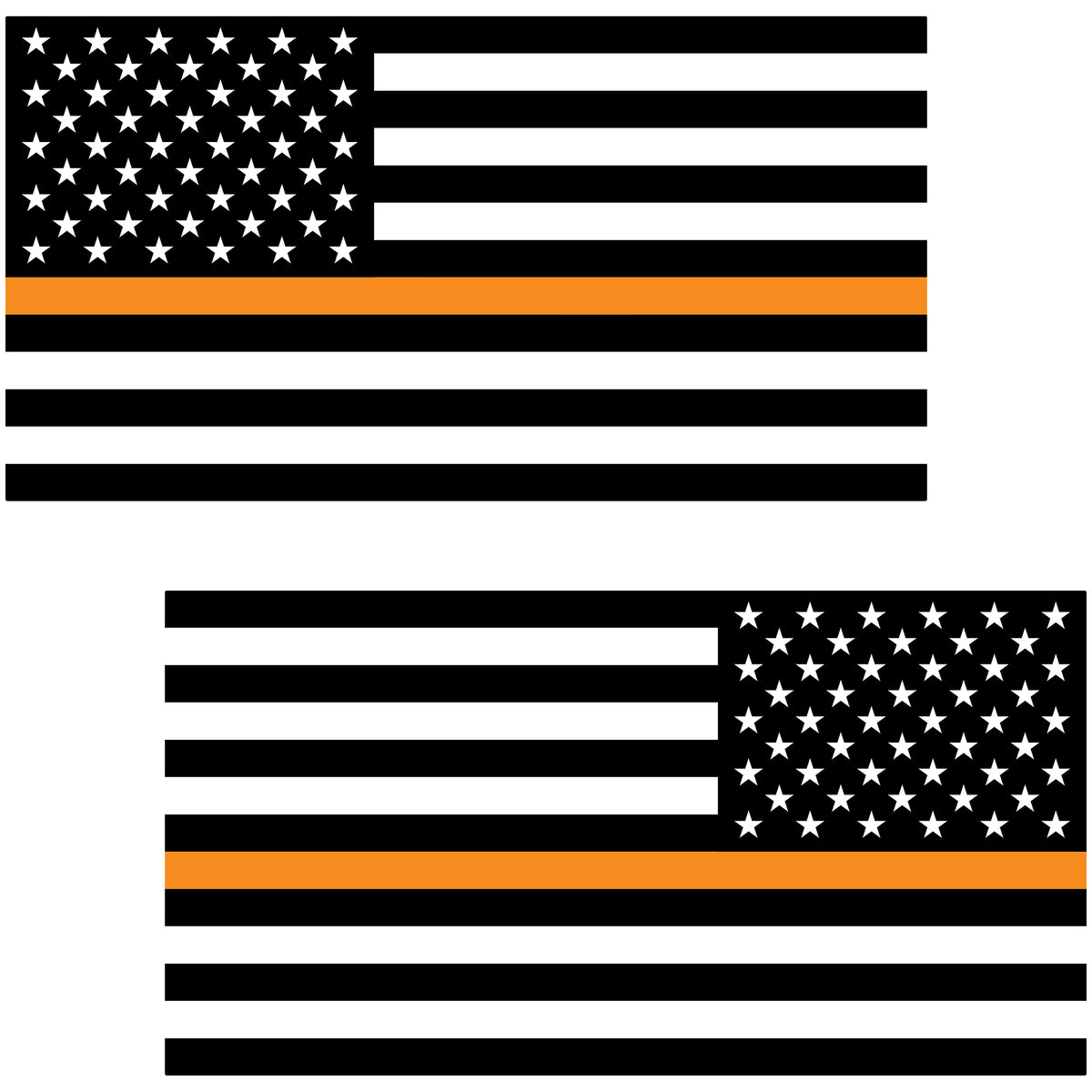Orange Line Classic Pair