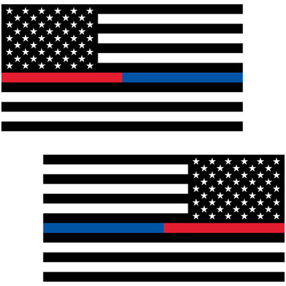 Red Blue Line Classic Pair
