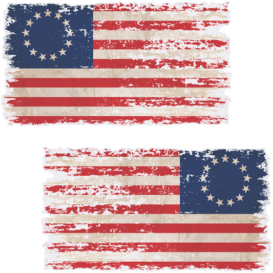 Betsy Ross Tattered Pair