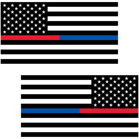 Red Blue Line Classic Pair