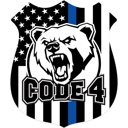 Code 4 Badge Classic