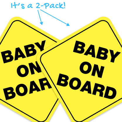Baby On Board 2 Pack 2