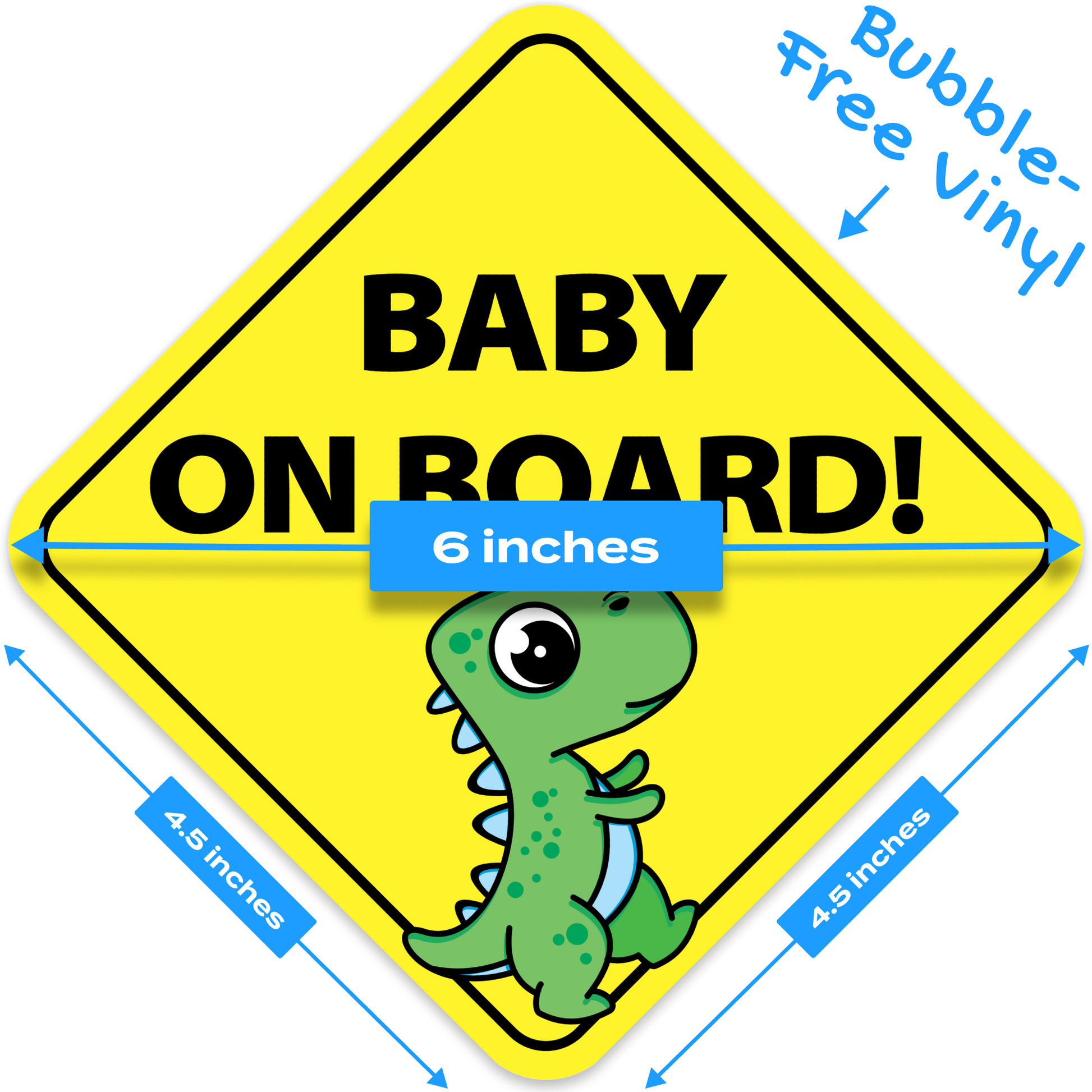 Baby On Board Baby Dinosaur 4.2