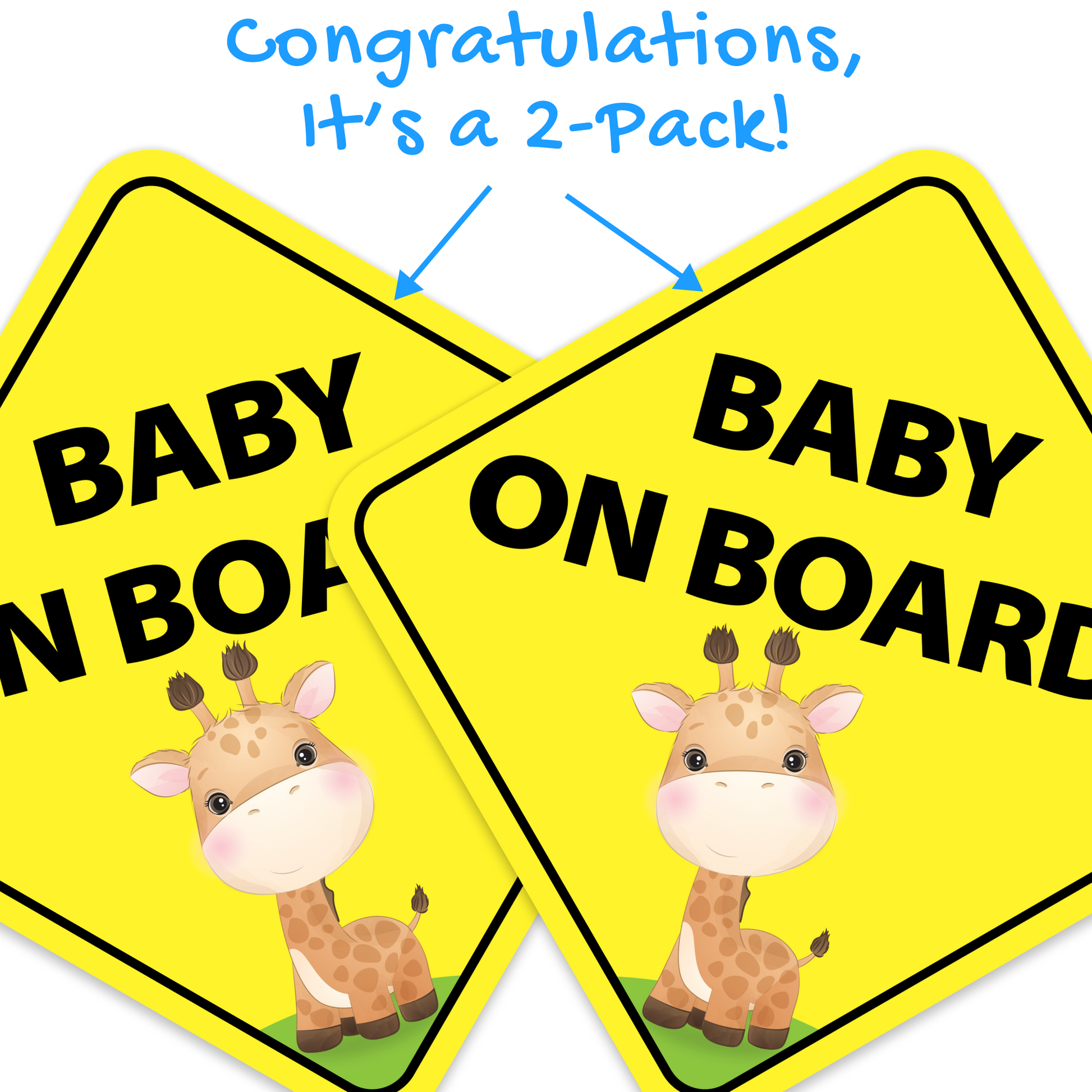 Baby On Board Baby Giraffe 2