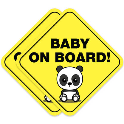 Baby On Board Baby Panda 1