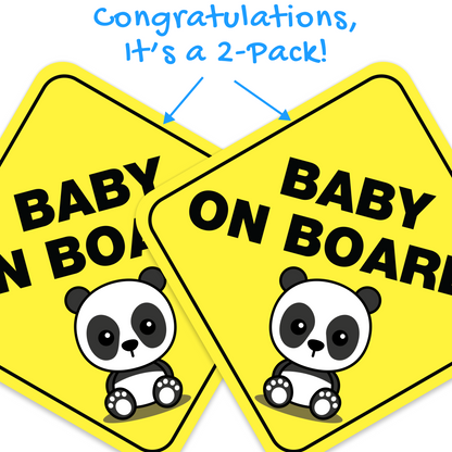 Baby On Board Baby Panda 2