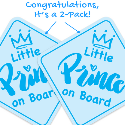 Baby On Board Little Prince 2