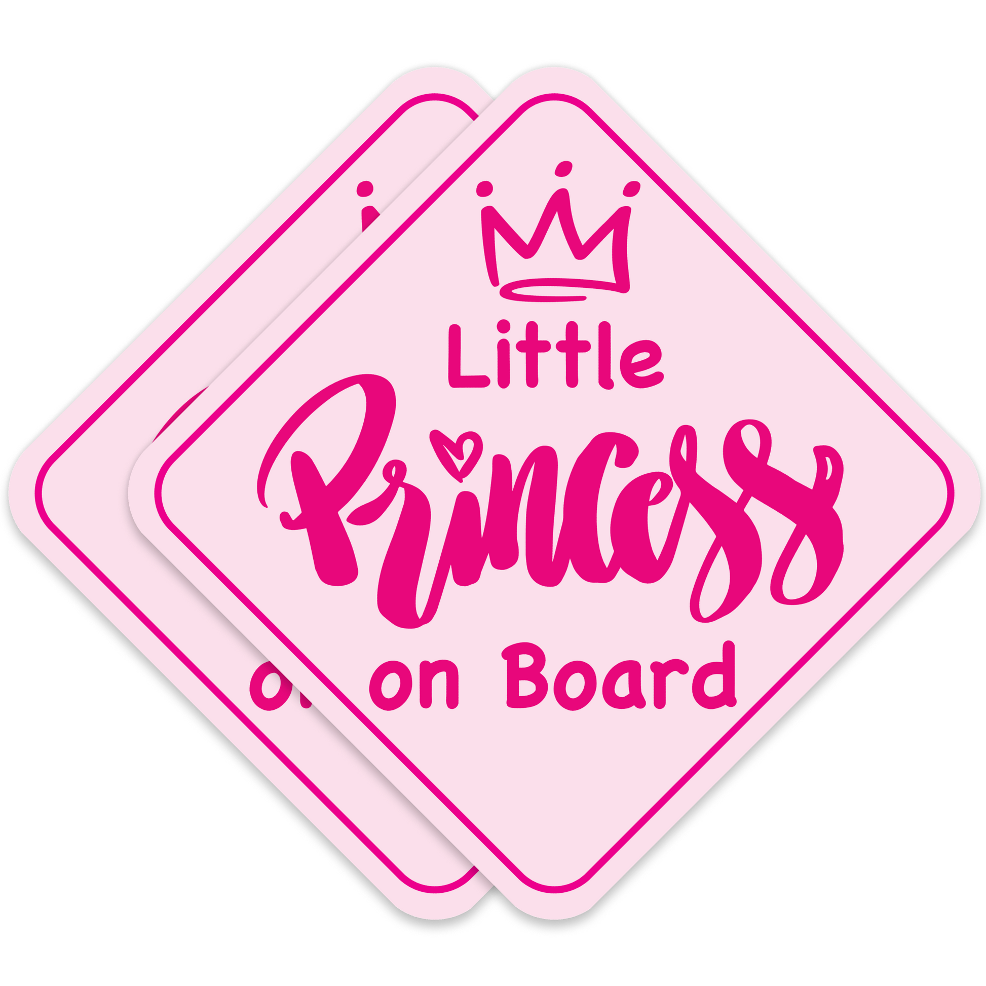 Baby on Board Stickers - No Paint Damage - Little Princess (2-Pack) –  Stickios