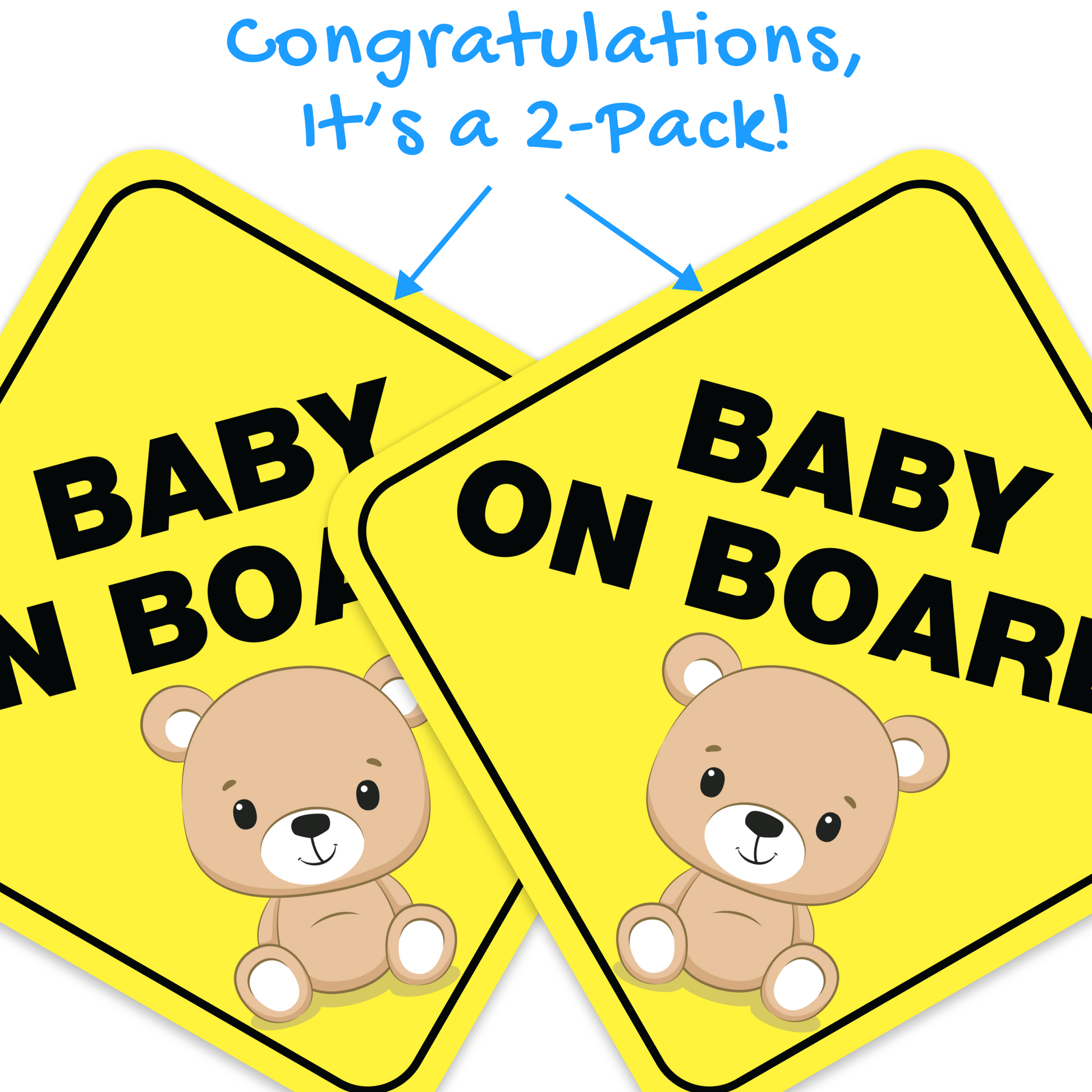 Baby On Board Teddy Bear 2