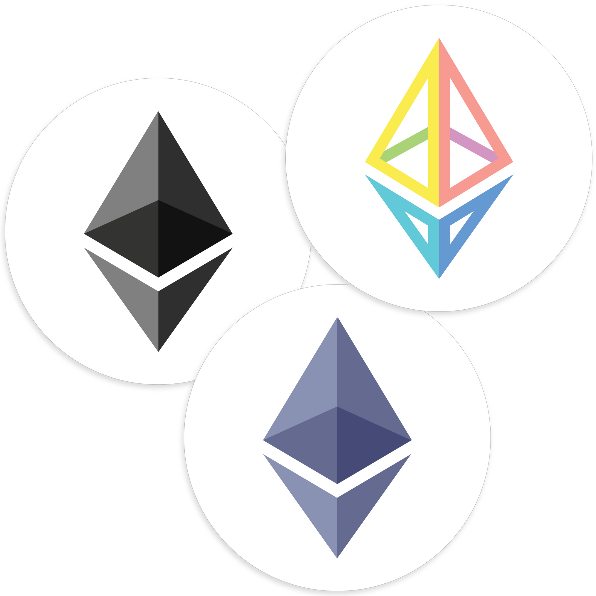 Ethereum Stickers 3 Pack 1