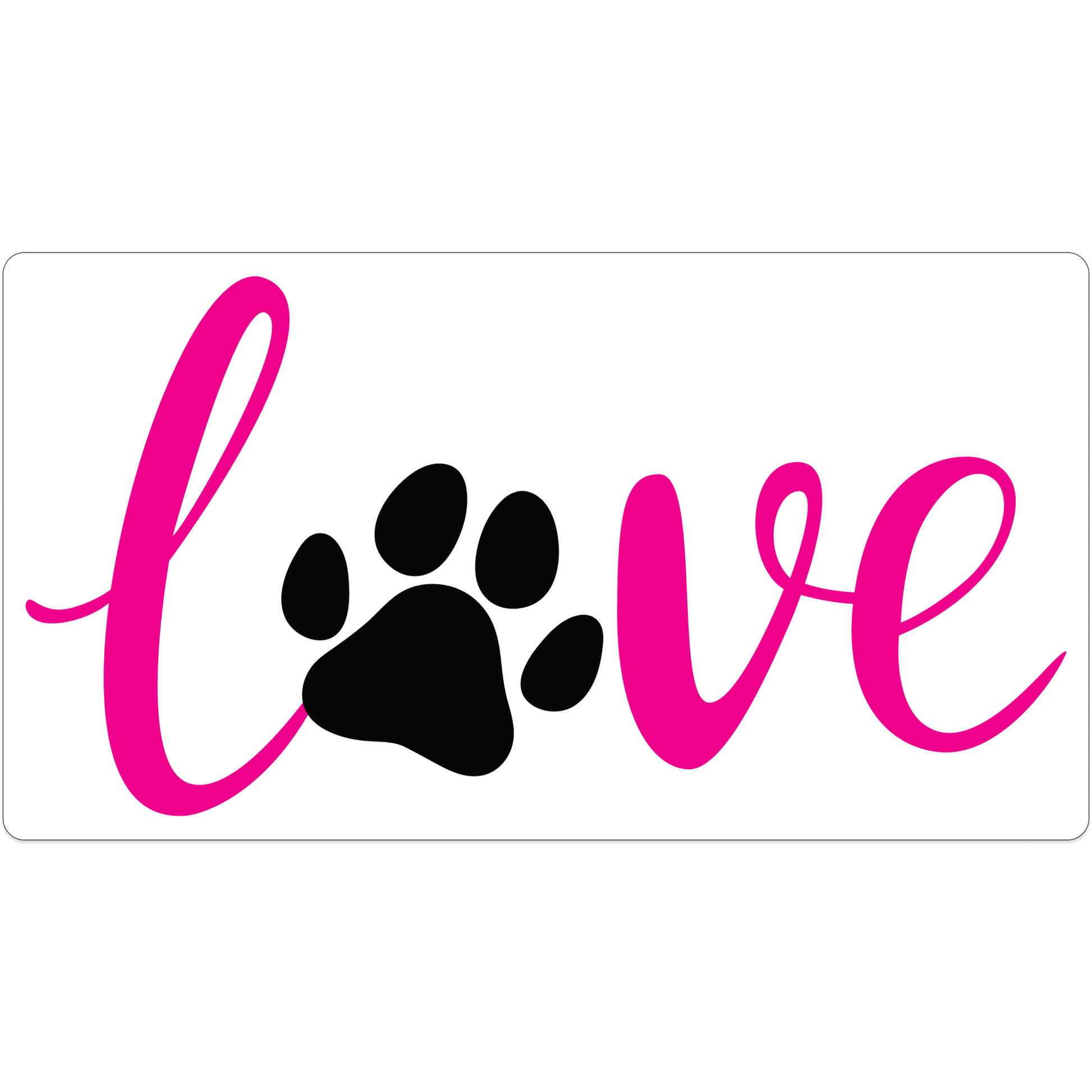 Dog paw best sale decal