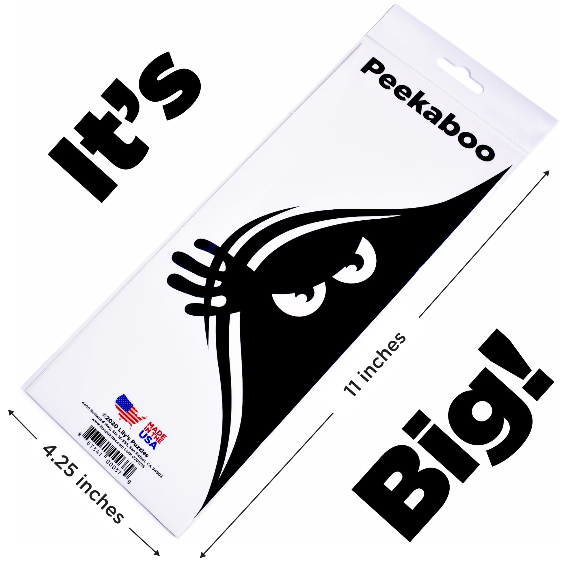 Peekaboo Bumper Sticker 4