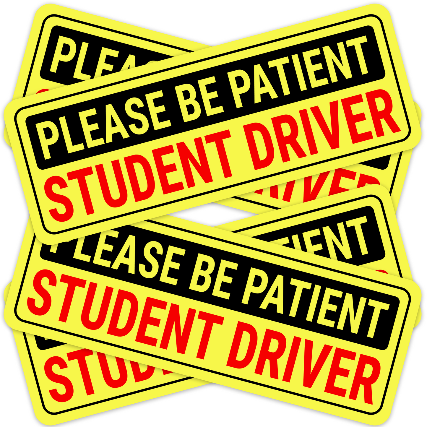 Student Driver Magnets 1 (4 Pack)