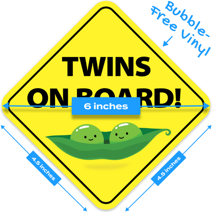 Twins On Board Two Little Peas 4